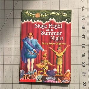 Scholastic Magic Tree House #25 - Vibrant Red and Blue Cover